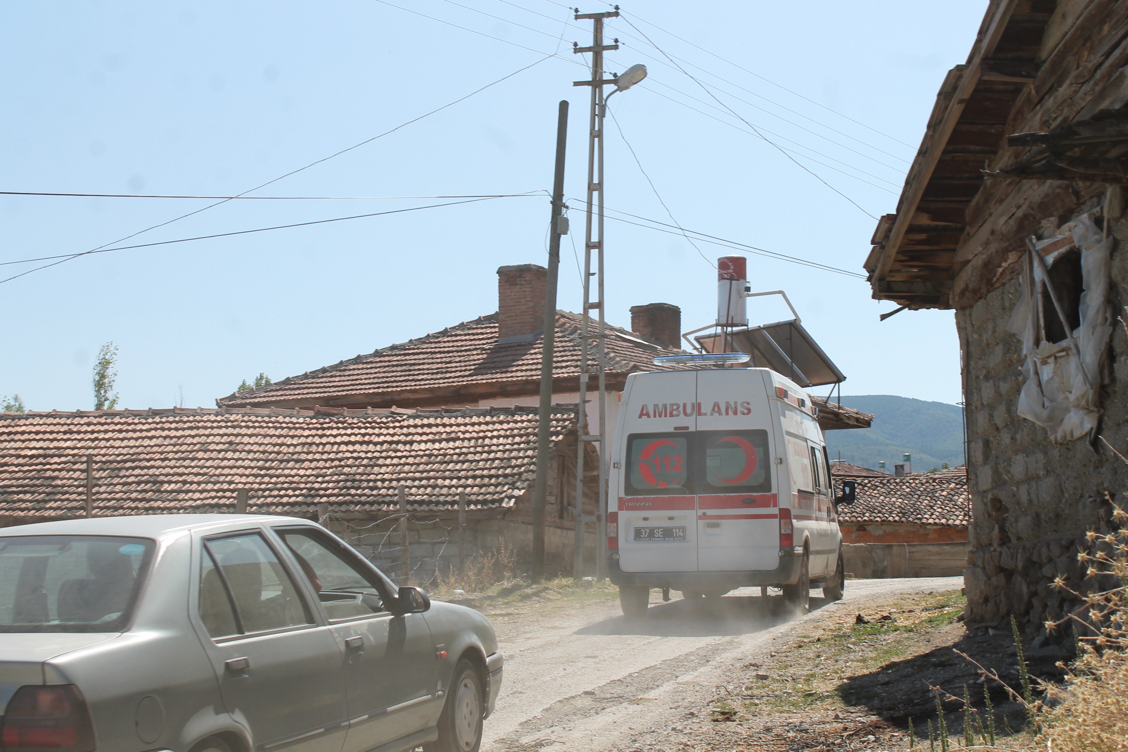 Tosya’da cevizden düşen kişi yaralandı