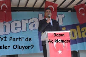 İYİ Parti İlçe Başkanı Mustafa Güvenç'in Basın Açıklaması