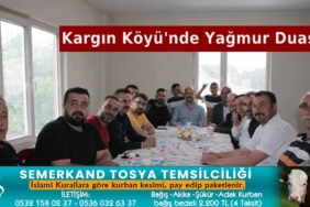Kargın Köyü’nde Yağmur Duası