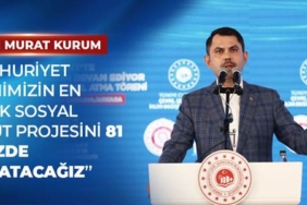 BAKAN KURUM: ‘’CUMHURİYET TARİHİMİZİN EN BÜYÜK SOSYAL KONUT PROJESİNİ 81 İLİMİZDE BAŞLATACAĞIZ’’