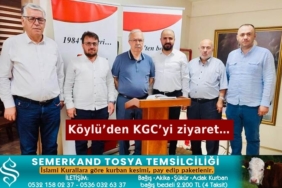 Köylü’den KGC’yi ziyaret…