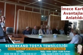 Tosyalı Çiftçilere İmece Kartın Avantajları Anlatıldı