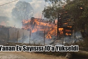 Unduk Köyü’nde Yanan Ev Sayısı 10’na Yükseldi
