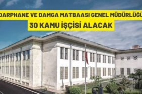 Darphane ve Damga Matbaasına 30 Kamu İşçisi Alınacak