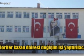 Kastamonu Kayı İlkokulu kalorifer kazan dairesi değişim işi yaptırılacak