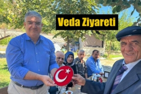 Kaymakam A. Ferhat Özen’den CHP İlçe teşkilatına veda ziyareti