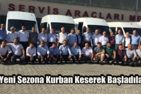 Okul Servisi Şoförleri Yeni Sezona Kurban Keserek Başladı