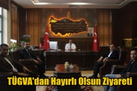 TÜGVA İlçe Başkanı Aydın Uslu’dan Kaymakam Suat Hatam’a Hayırlı Olsun Ziyareti