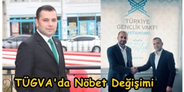 TÜGVA İlçe Başkanlığında Nöbet Değişimi