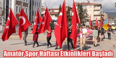 Amatör Spor Haftası Etkinlikleri Başladı