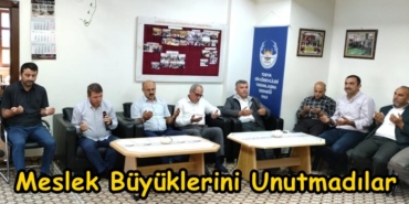 Din Görevlileri Meslek Büyüklerini Unutmadı
