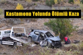 Kastamonu Yolunda Kaza; 1 Ölü, 1 Yaralı