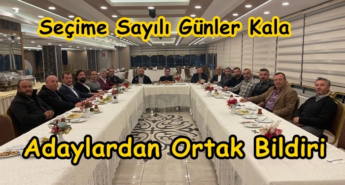TSO Seçimlerinde Gönül Birlikteliği Yapan Meslek Komite Üyelerinden Ortak Bildiri