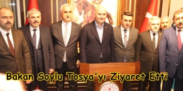 Bakan Soylu Tosya’yı Ziyaret Etti