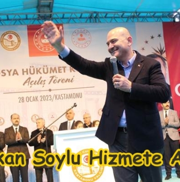 Hükümet Konağını Bakan Soylu Hizmete Açtı