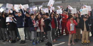 Tosya Dumlupınar Ortaokulunda Karne Töreni