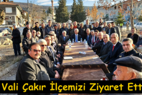 Vali Çakır İlçe Ziyaretleri Kapsamında Tosya’ da İncelemelerde Bulundu