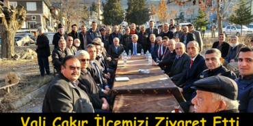 Vali Çakır İlçe Ziyaretleri Kapsamında Tosya’ da İncelemelerde Bulundu