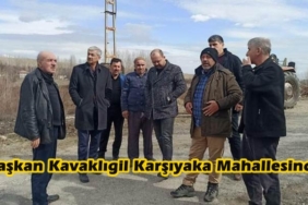 Başkan Kavaklıgil, Karşıyaka Mahallesinde İncelemelerde Bulundu