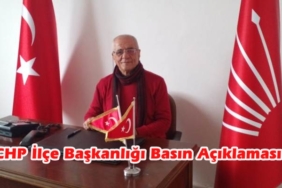 CHP İlçe Başkanlığı Basın Açıklaması