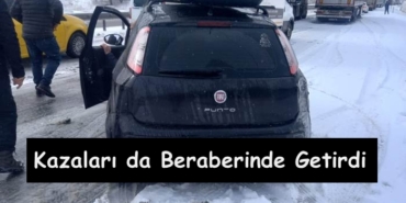 D-100’de Kaza, Yol Trafiğe Kapandı