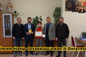 İmam Hatip Ortaokulu’ndan İl Derecesi