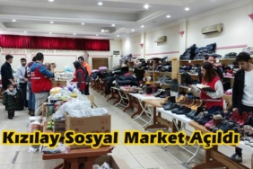 Kızılay Sosyal Market Açıldı