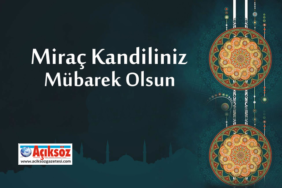 Miraç Kandiliniz Mübarek Olsun
