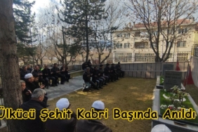 Tosyalı Ülkücü Şehit Mehmet Sarıaslan kabri başında anıldı