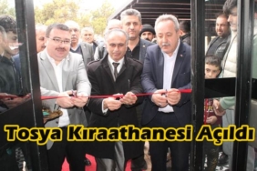 Tosya Kıraathanesi Hizmete Açıldı