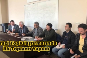 Arazi Toplulaştırmasında İlk Toplantı Yapıldı