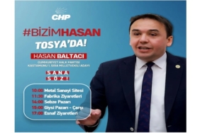 CHP Milletvekili Adayı Seçim Startını Tosya’dan Veriyor