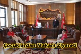 Çocuklar, 23 Nisan Ulusal Egemenlik ve Çocuk Bayramı Makam Ziyaretleri Yaptı