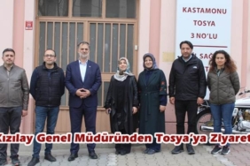 Kızılay Genel Müdüründen Tosya’ya Ziyaret