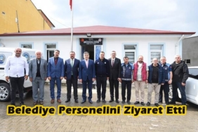 MHP Milletvekili Adayı Emin Çınar Belediye Personelini Ziyaret Etti