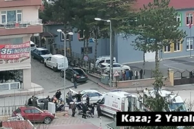 Şehir Merkezi’nde Kaza; 2 Yaralı