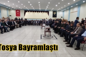 Tosya'da Geleneksel Bayramlaşma Töreni Yapıldı
