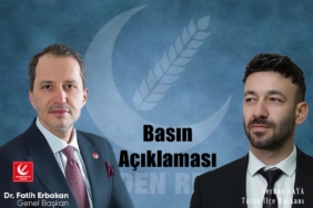 Yeniden Refah Partisi İlçe Başkanlığı Basın Açıklaması