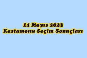 14 Mayıs 2023 Kastamonu Cumhurbaşkanı ve Milletvekili Seçimi Sonuçları
