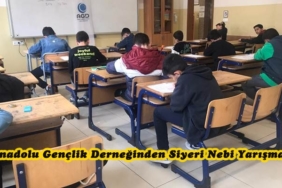 Anadolu Gençlik Derneğinden Siyeri Nebi Yarışması
