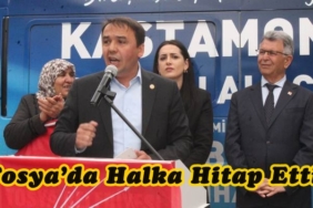 CHP Milletvekili Adayı Baltacı Tosya’da Halka Hitap Etti