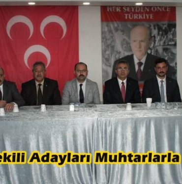 MHP Milletvekili Adayları Tosya’da Muhtarlarla Buluştu