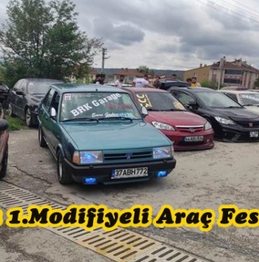 Tosya 1.Modifiyeli Araç Festivali Yapıldı