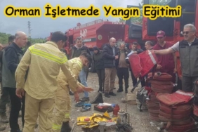 Tosya Orman İşletmede Yangın Eğitimi Verildi