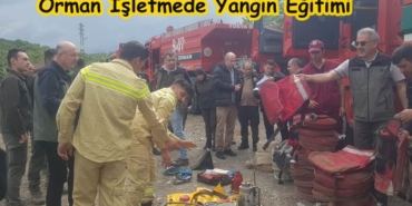 Tosya Orman İşletmede Yangın Eğitimi Verildi