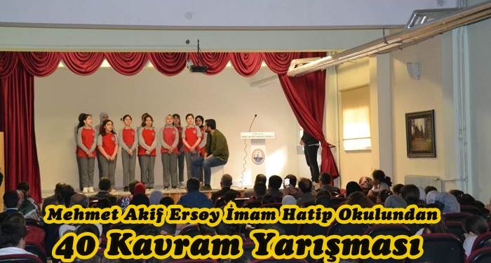 Tosya’mız İlkokul 4.Sınıf Öğrencileri Mehmet Akif Ersoy İmam Hatip Okulunun Düzenlediği 40 Kavram Yarışmasında Biraraya Geldi