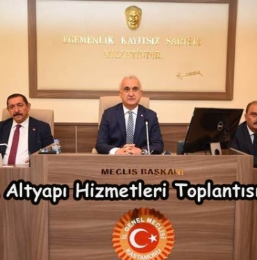 Turizm Altyapı Hizmetleri Toplantısı Yapıldı