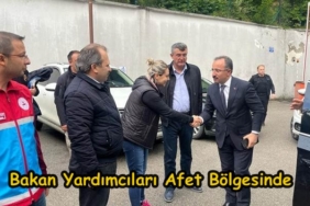 Bakan Yardımcıları Afet Bölgesinde