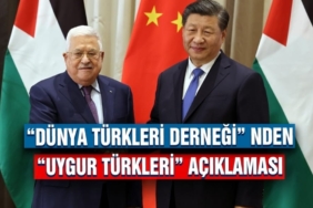 Dünya Türkleri Eğitim ve Kültür Derneği Başkanı Oya Canbazoğlu, "Doğu Türkistan'da katledilen insanlıktır"