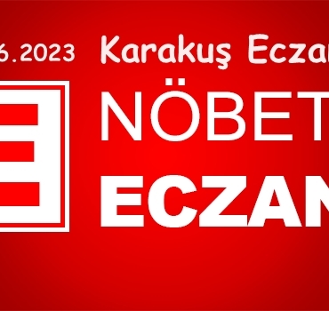 Nöbetçi Eczane’de Değişiklik